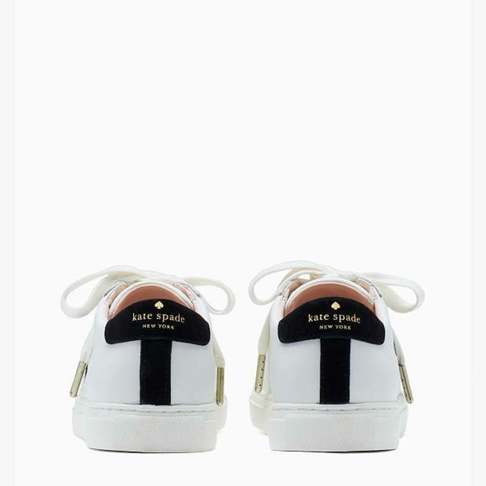 Kate Spade | Black and White Fez Sneaker - Picture 3 of 14